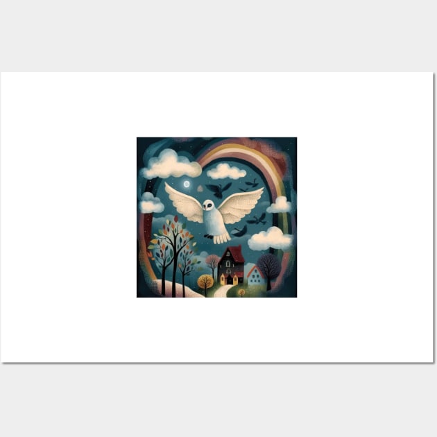 Naïve Art Birds 04 Wall Art by thewandswant